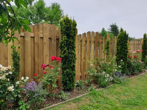 Custom Wood Fence Installation